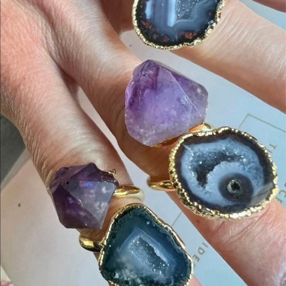 Ascension Amethyst Geode Ring - Picture 7 of 11